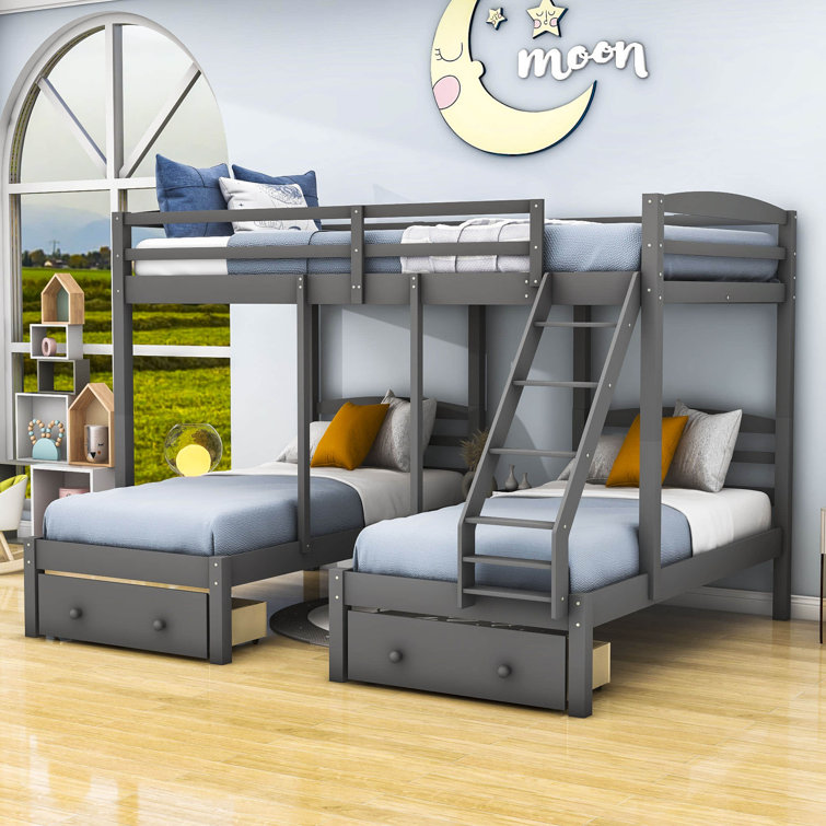 3 piece sales bunk bed set